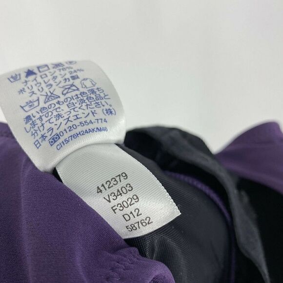 Lands End Swimsuit V-neck Tie Waist Belt - Picture 7 of 7